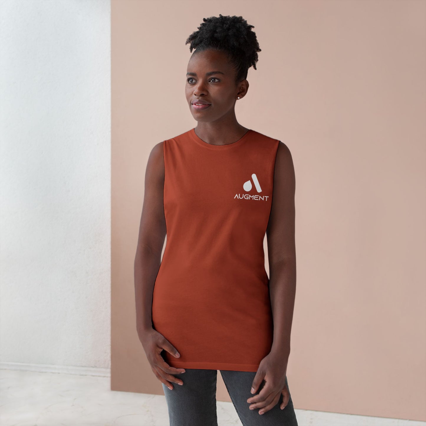 Unisex Barnard Tank - Minimalist Black Sports Top for Active Lifestyles