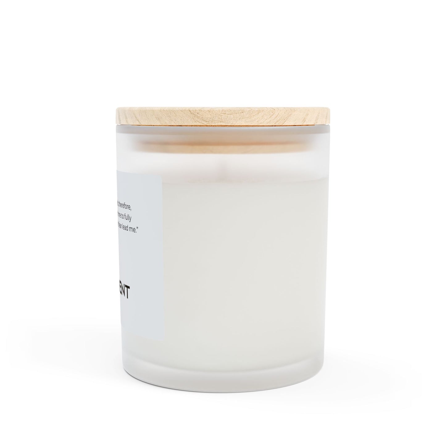 Frosted Glass Candle, 11oz