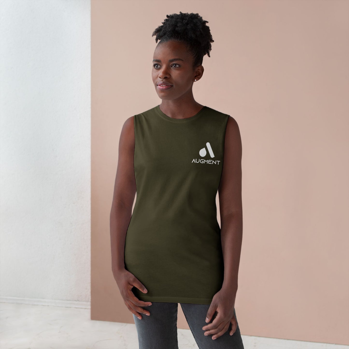 Unisex Barnard Tank - Minimalist Black Sports Top for Active Lifestyles