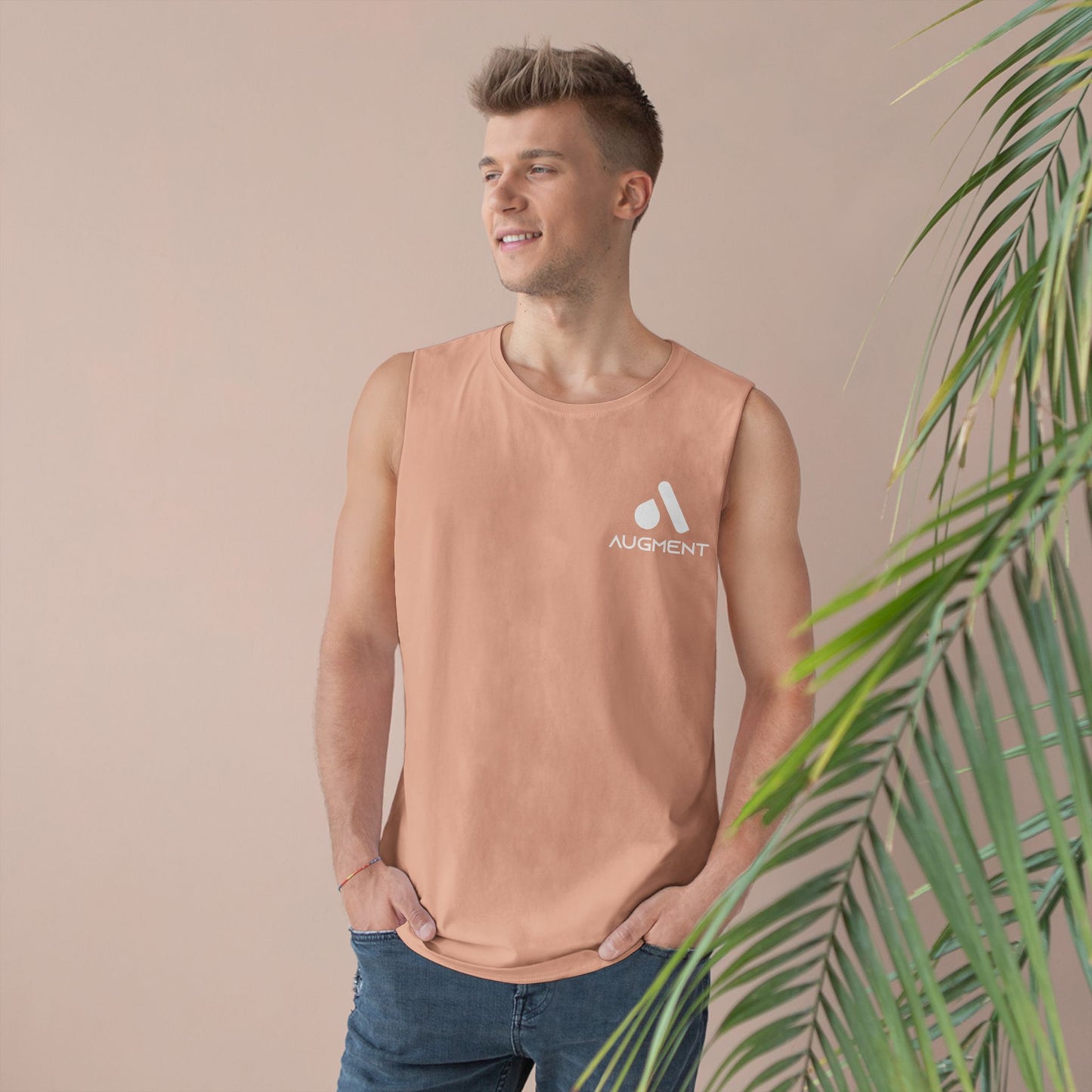 Unisex Barnard Tank - Minimalist Black Sports Top for Active Lifestyles